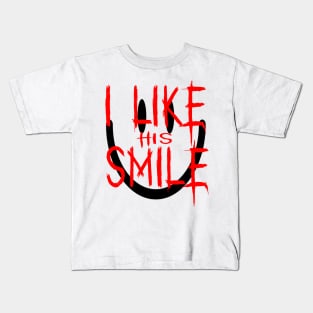 I Love His Smile Kids T-Shirt